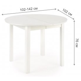 Деревянный стол Фурлу 102-142/102/76