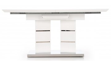 Стол деревянный обеденный Harley 160-200/90/75 белый / белый