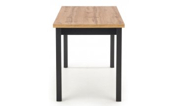 Деревянный стол Cobalt 120/68/77 дуб вотан / черный