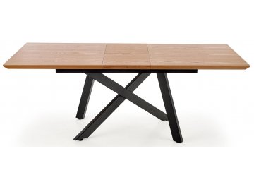 Стол раздвижной Ксао 2 160-200/90/76 дуб натуральный / черный