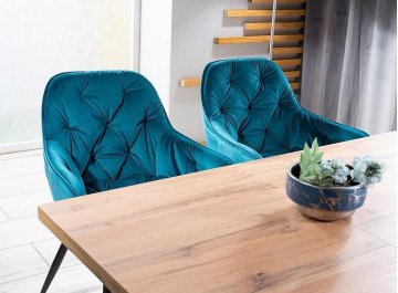 Раздвижной стол Brick 120-160/80 дуб артизан / черный