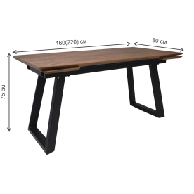 Деревянный стол Сангай