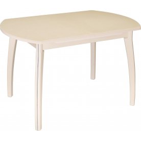 Стол Реал ПО-1 КМ крем / камень 06 / ножка 07 крем