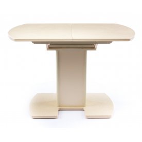 Стол Реал ПО КМ 06 / молочный дуб / ножка 05 / крем / КМ 06