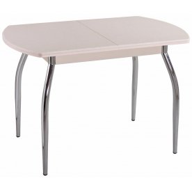 Стол Реал ПО КМ кремовый / камень 06 / ножка 01