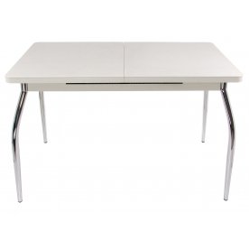 Стол Реал ПР-1 КМ белый / камень 04 / ножка 01