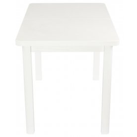 Стол Реал ПР КМ белый / камень 04 / ножка 04 белый