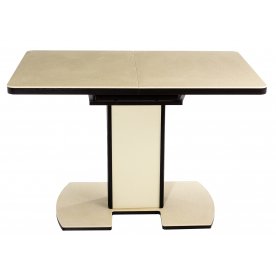 Стол Реал ПР КМ венге / камень 06 / ножка 05 венге/крем камень 06