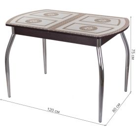 Стеклянный стол Танго ПО-1 01