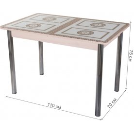 Стеклянный стол Танго ПР 02