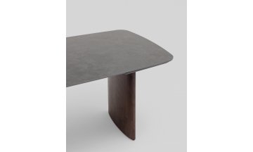 Керамический стол Астарта раскладной 160(240)x90 темный