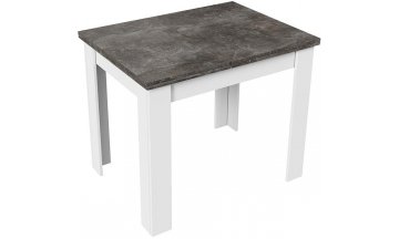 Стол Промо Тип 4 белый / ателье темное