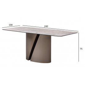 Керамический стол 57EL-94100 240х100х75