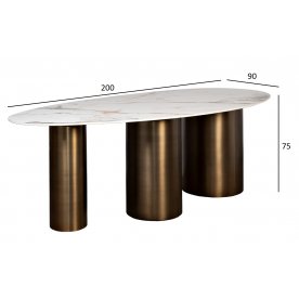 Керамический стол 76AR-77200 200х90х75