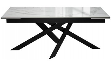 Керамический стол DikLine EKX180 белый / черный
