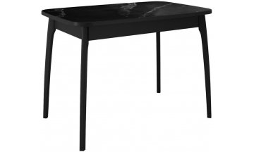 Керамический стол DikLine MK15 черный мрамор / черный