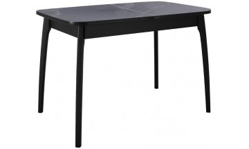 Керамический стол DikLine MK15 серый мрамор / черный
