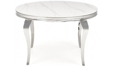 Керамический стол Halmar ReGinald белый агломерат