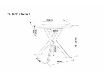 Керамический стол Talia