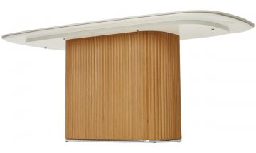 Керамический стол TAMPA Белый 90 Керамика / МДФ