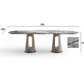 Керамический стол Венециан Браун