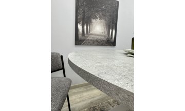 Керамический стол KENNER AR1000 белый/мрамор светло-серый