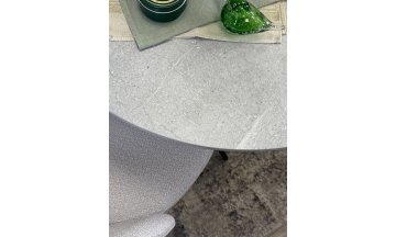 Керамический стол KENNER RR900 черный/мрамор светло-серый