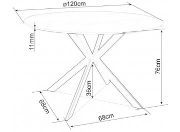 Керамический стол Talia 120
