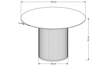 Керамический стол Умберо
