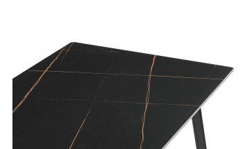 Керамический стол Rion 120 черный мрамор / черный