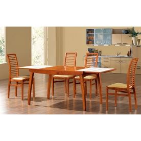 (НЕАКТИВЕН) Обеденная группа "стол 3094G и 4 стула 9999 вишня" (ES)