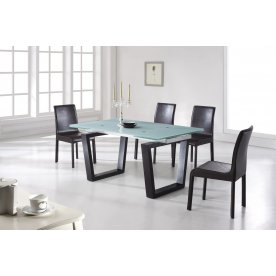 Обеденная группа "стол EV306 и 4 стула 4181 коричневые"