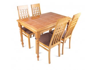 (НЕАКТИВЕН) Обеденная группа "стол Терракота Винзор и 4 стула 8360"