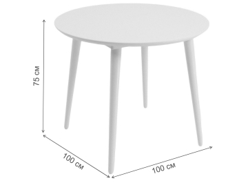Обеденный стол Монте Джуно К 100 велюр коричневый / натуральное дерево / натуральное дерево
