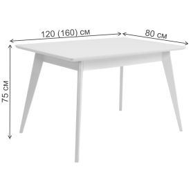 Обеденная группа Сканди Франк 120
