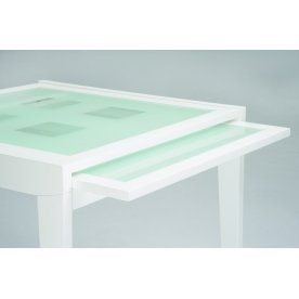 Стол Benson 90 белый и 4 стула Betty