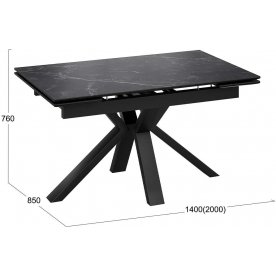 Керамический стол Дерби Тип 1