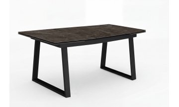 Керамический стол DKZ200 раскладной tundra gris / черный