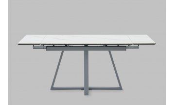 Керамический стол Аркос 120(180)x80 белый