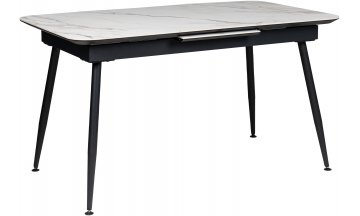Керамический стол Месси 140x180 темный мрамор