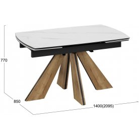 Керамический стол Палмер Тип 1