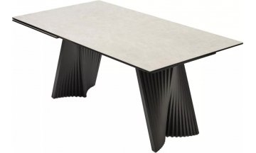 Керамический стол Yoakim 180 испанская керамика TL-102 бежевый мрамор / темно-серый