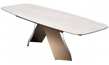 Керамический стол Yon 180 TL-109 испанская керамика / шоколадное / золото