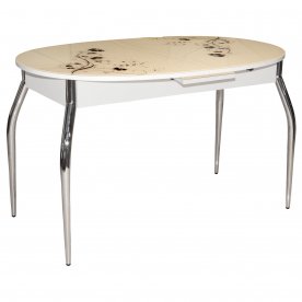 Обеденный стол Фелиция крем / белый