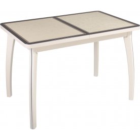 Стол Чинзано ПР молочный дуб / 12 D-2 / ножка 07 крем