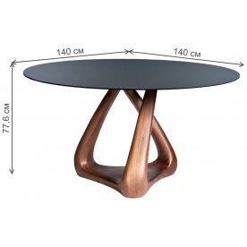 Стеклянный стол 77IP-DT643