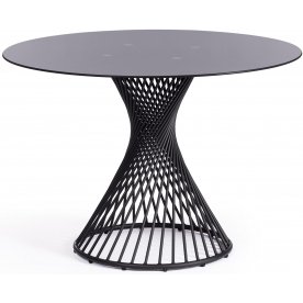 Стеклянный стол Bertoia mod. gt21 110х110х75