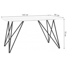 Стеклянный стол Леррой 140