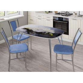 Стеклянный стол Лотос 1000 х 600