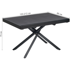 Стеклянный стол Melania